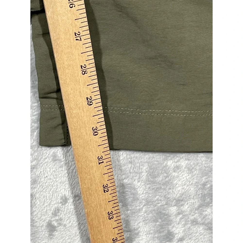 The North Face Mens L Olive Green Convertible Cargo Hiking Pants AJFB T325/T725